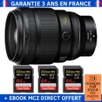 Nikon z 135mm f / 1. 8 s plena + 3 sandisk 64gb extreme pro uhs - ii sdxc 300 mb / s + ebook '20 techniques ...