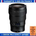 Nikon z 14 - 24 mm f / 2. 8 s + ebook '20 techniques pour réussir vos photos' - objectif nikon z Nikon z 14 - 24 mm f / 2. 8 s + ebook '20 techniques pour réussir vos photos' - objectif nikon z
