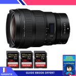 Nikon z 14 - 24mm f / 2. 8 s + 3 sandisk 128gb uhs - ii 300 mb / s + ebook 'devenez un super photographe' ... Nikon z 14 - 24mm f / 2. 8 s + 3 sandisk 128gb uhs - ii 300 mb / s + ebook 'devenez un super photographe' ...