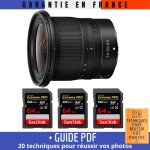 Nikon z 14 - 30mm f / 4 s + 3 sandisk 64gb uhs - ii 300 mb / s + guide pdf  20 techniques pour reussir ...