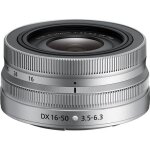 Nikon z 16 - 50 mm f / 3, 5 - 6, 3 dx vr argent