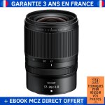 Nikon z 17 - 28 mm f / 2. 8 + ebook '20 techniques pour russir vos photos' - objectif nikon z