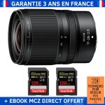 Nikon z 17 - 28mm f / 2. 8 + 2 sandisk 128gb extreme pro uhs - ii sdxc 300 mb / s + ebook '20 techniques ...