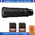 Nikon z 180 - 600mm f5. 6 - 6. 3 vr + 2 sandisk 256gb extreme pro uhs - ii sdxc 300 mb / s + ebook '20 ...