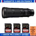 Nikon z 180 - 600mm f5. 6 - 6. 3 vr + 3 sandisk 256gb extreme pro uhs - ii sdxc 300 mb / s + ebook '20 ...