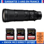 Nikon z 180 - 600mm f5. 6 - 6. 3 vr + 3 sandisk 64gb extreme pro uhs - ii sdxc 300 mb / s + ebook '20 ...