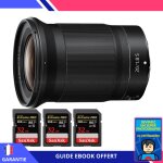 Nikon z 20mm f / 1. 8 s + 3 sandisk 32gb uhs - ii 300 mb / s + ebook 'devenez un super photographe' - ...