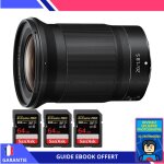 Nikon z 20mm f / 1. 8 s + 3 sandisk 64gb uhs - ii 300 mb / s + ebook 'devenez un super photographe' - ...
