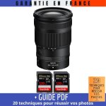 Nikon z 24 - 120mm f4 s + 2 sandisk 128gb extreme pro uhs - ii sdxc 300 mb / s + guide pdf '20 techniques ...