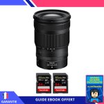 Nikon z 24 - 120mm f4 s + 2 sandisk 64gb extreme pro uhs - ii sdxc 300 mb / s + ebook 'devenez un super ...