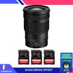 Nikon z 24 - 120mm f4 s + 3 sandisk 128gb extreme pro uhs - ii sdxc 300 mb / s + ebook 'devenez un super ...