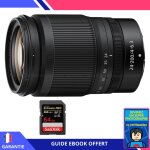 Nikon z 24 - 200mm f / 4 - 6. 3 vr + 1 sandisk 64gb uhs - ii 300 mb / s + ebook 'devenez un super photographe' ...