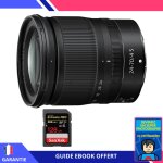 Nikon z 24 - 70mm f / 4 s + 1 sandisk 128gb uhs - ii 300 mb / s + ebook 'devenez un super photographe' ...