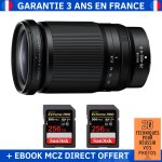 Nikon z 28 - 400mm f / 4 - 8 vr + 2 sandisk 256gb extreme pro uhs - ii sdxc 300 mb / s + ebook '20 techniques ...