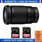 Nikon z 28 - 400mm f / 4 - 8 vr + 2 sandisk 32gb extreme pro uhs - ii sdxc 300 mb / s + ebook '20 techniques ...