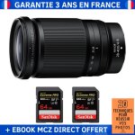 Nikon z 28 - 400mm f / 4 - 8 vr + 2 sandisk 64gb extreme pro uhs - ii sdxc 300 mb / s + ebook '20 techniques ...