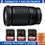 Nikon z 28 - 400mm f / 4 - 8 vr + 3 sandisk 64gb extreme pro uhs - ii sdxc 300 mb / s + ebook '20 techniques ...
