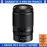 Nikon z 28 - 75 mm f2. 8 + ebook '20 techniques pour réussir vos photos' - objectif nikon z Nikon z 28 - 75 mm f2. 8 + ebook '20 techniques pour réussir vos photos' - objectif nikon z
