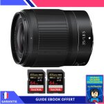 Nikon z 35mm f / 1. 8 s + 2 sandisk 64gb uhs - ii 300 mb / s + ebook 'devenez un super photographe' - ...