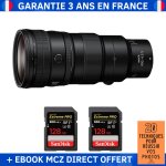 Nikon z 400mm f4. 5 vr s + 2 sandisk 128gb extreme pro uhs - ii sdxc 300 mb / s + ebook '20 techniques ... Nikon z 400mm f4. 5 vr s + 2 sandisk 128gb extreme pro uhs - ii sdxc 300 mb / s + ebook '20 techniques ...