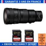 Nikon z 400mm f4. 5 vr s + 2 sandisk 256gb extreme pro uhs - ii sdxc 300 mb / s + ebook '20 techniques ...