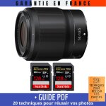 Nikon z 50mm f / 1. 8 s + 2 sandisk 128gb uhs - ii 300 mb / s + guide pdf 20 techniques pour r�ussir ...