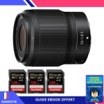 Nikon z 50mm f / 1. 8 s + 3 sandisk 128gb uhs - ii 300 mb / s + ebook 'devenez un super photographe' ... Nikon z 50mm f / 1. 8 s + 3 sandisk 128gb uhs - ii 300 mb / s + ebook 'devenez un super photographe' ...