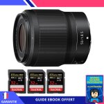 Nikon z 50mm f / 1. 8 s + 3 sandisk 32gb uhs - ii 300 mb / s + ebook 'devenez un super photographe' - ... Nikon z 50mm f / 1. 8 s + 3 sandisk 32gb uhs - ii 300 mb / s + ebook 'devenez un super photographe' - ...