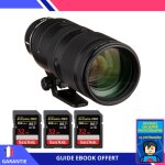 Nikon z 70 - 200mm f / 2. 8 vr s + 3 sandisk 32gb uhs - ii 300 mb / s + ebook 'devenez un super photographe' ...