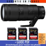 Nikon z 70 - 200mm f / 2. 8 vr s + 3 sandisk 64gb uhs - ii 300 mb / s + guide pdf 20 techniques pour ... Nikon z 70 - 200mm f / 2. 8 vr s + 3 sandisk 64gb uhs - ii 300 mb / s + guide pdf 20 techniques pour ...