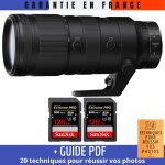 Nikon z 70 - 200mm f / 2. 8 vr s + 2 sandisk 128gb uhs - ii 300 mb / s + guide pdf  20 techniques pour ...