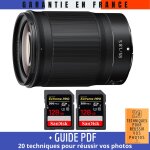Nikon z 85mm f / 1. 8 s + 2 sandisk 128gb uhs - ii 300 mb / s + guide pdf 20 techniques pour r�ussir ...