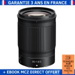 Nikon z 85mm f1. 8 s + ebook '20 techniques pour r�ussir vos photos' - objectif nikon z