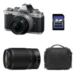 Nikon z fc + z 16 - 50 silver + z 50 - 250 garanti 3 ans + sac + carte sd 8 go