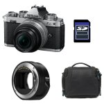 Nikon z fc + z 16 - 50 silver garanti 3 ans + sac + carte sd 8 go + adaptateur ftz ii