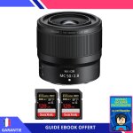 Nikon z mc 50mm f / 2. 8 macro + 2 sandisk 128gb uhs - ii 300 mb / s + ebook 'devenez un super photographe' ... Nikon z mc 50mm f / 2. 8 macro + 2 sandisk 128gb uhs - ii 300 mb / s + ebook 'devenez un super photographe' ...