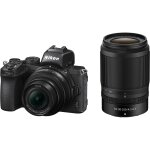 Nikon z50 hybride 20. 9 mpix noir twin kit nikkor z dx 16 - 50mm f3. 5 - 6. 3 vr nikkor z + objectif ...
