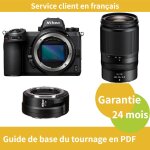 Nikon z7 ii camera + nikon bague d'adaptation ftz ii + objectif nikon z 28 - 75mm f2. 8 nikkor