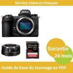 Nikon z7 ii camera + nikon bague d'adaptation ftz ii + sandisk 64 go extreme pro carte sdxc uhs - ii