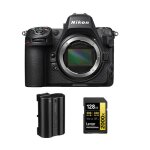 Nikon z8 botier + nikon en - el15c batterie + lexar 128 go carte mmoire sdxc professionnelle 2000x ...