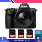 Nikon z8 + z 24 - 120mm f4 s + 3 sandisk 256gb extreme pro uhs - ii sdxc 300 mb / s + ebook  devenez ...
