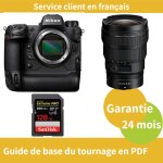 Nikon z9 camera + objectif nikon z 14 - 24mm f2. 8 s nikkor + sandisk 128 go extreme pro carte sdxc uhs ...