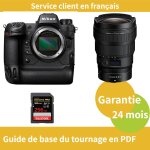 Nikon z9 camera + objectif nikon z 14 - 24mm f2. 8 s nikkor + sandisk 256 go extreme pro carte sdxc uhs ...