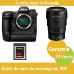 Nikon z9 camera + objectif nikon z 14 - 24mm f2. 8 s nikkor + sandisk 512 go extreme sd card pro cfexpress ...