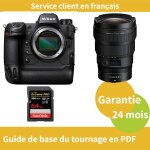 Nikon z9 camera + objectif nikon z 14 - 24mm f2. 8 s nikkor + sandisk 64 go extreme pro carte sdxc uhs ...