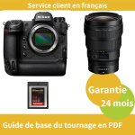 Nikon z9 camera + objectif nikon z 14 - 24mm f2. 8 s nikkor + sandisk 64 go extreme sd card pro cfexpress ...