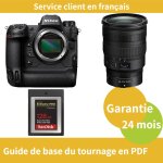 Nikon z9 camera + objectif nikon z 24 - 70mm f2. 8 s nikkor + sandisk 128 go extreme sd card pro cfexpress ...