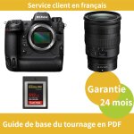 Nikon z9 camera + objectif nikon z 24 - 70mm f2. 8 s nikkor + sandisk 512 go extreme sd card pro cfexpress ...