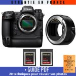 Nikon z9 + ftz ii + 2 sandisk 64gb extreme pro cfexpress type b + guide pdf  20 techniques pour reussir ...