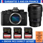 Nikon zf + 14 - 24mm f / 2. 8 s + 3 sandisk 64gb extreme pro uhs - ii sdxc 300 mb / s + ebook '20 techniques ...